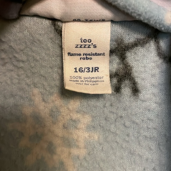 Limited Too Snowman Robe NO TIE - Picture 4 of 5